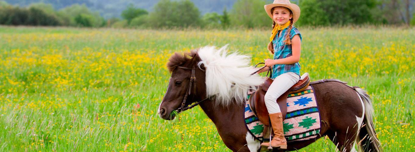 Ребёнок на пони фото Ребёнок на пони фото